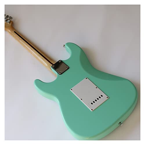 AMINIY Guitare électrique Panneau acahogany String Acoustique String Jazz Col Vert Vert Guitare Électrique (Color : B) - Les Beatles, Paul McCartney, John Lennon, RIngo Starr, George Harrison AMINIY Guitare électrique Panneau acahogany String Acoustique String Jazz Col Vert Vert Guitare Électrique (Color : B) – Image 8