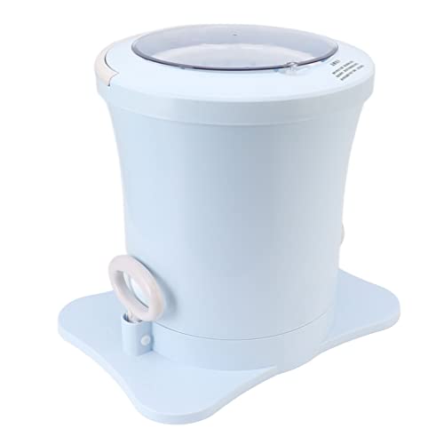 Pssopp Mini Deshidratador Portátil de 2500 RPM, Ligero, Desmontable, de Gran Capacidad, sin Electricidad, Mini Deshidratador Pequeño para Viajes de Dormitorio (Azul)