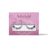 FlutterHabit The Bestie Lashes, 2 Sets of Eyelashes, DIY Lash Extensions, Up to 10 Day Lash Wear, Salon Quality Cluster Eyelashes for a Natural Look, No Glue Included