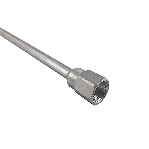 QWORK® Düsenverlängerung+Düse Sitz, Airless Paint Sprayer Spray Gun Tip Verlängerungsstange für luftlose Sprühfarben-Spritzpistolen, 30cm, 1Pc