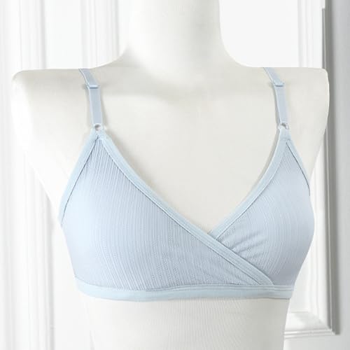 Big Girls Training Bras Wireless Light Padded Sports Halter Vest Bra Age 10-16 Teens2