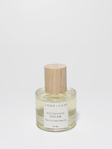 Sand + Fog Luxury Perfume Oil - Pistachio Dream - 50ml Rollerball, Alcohol-free, Cruelty Free, Sulfate Free, Paraben Free image 3