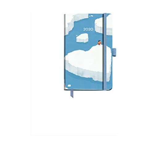 Miquelrius 31190 - 2020 Diary, Week to View Horizontal (90 x 140 mm), Pocket, Iceberg, Spanish Cover