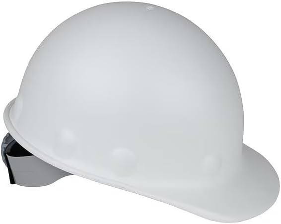 Hard Hat, Fiberglass, 8 Point Ratchet, Type 1, Class G, White, Mfr: P2HNRW01A000-A