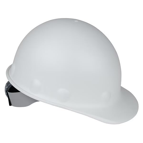 Hard Hat, Fiberglass, 8 Point Ratchet, Type 1, Class G, White, Mfr: P2HNRW01A000-A