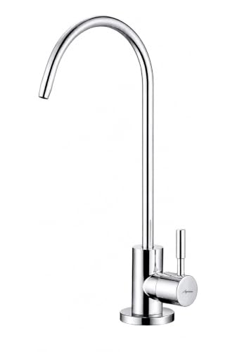 Image of AQUIEEN Brass Kitchen RO Water Tap | Stainless Steel RO Faucet for Water Purifier | Cold Water Drinking Tap for Home, Kitchen & Office | Premium RO Tap, Chrome