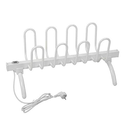Schuhtrockner Rack im Trockner, 4 Paar Stiefel Wärmer Elektrische freistehende Stiefel Luftentfeuchter, Super Quiet Fußwärmer Deodorant Gerät