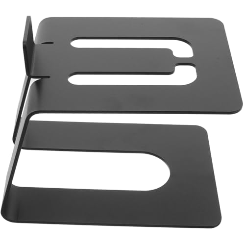 Happyyami Desktop Speaker Stand for Computer Speakers Sturdy Riser for Sound Quality Construction for Organizing Your Workspace