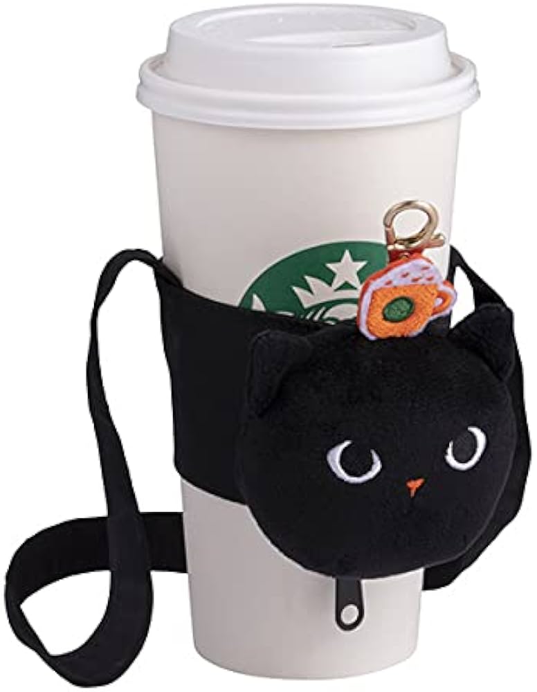 スターバックス 台湾限定 猫 ドリンクカップホルダー 2019ハロウィン 黒猫 スターバックス 台湾限定 猫 ドリンクカップホルダー 2019