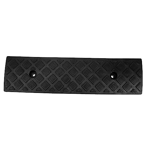Rampa para bordillo de entrada pesada de plástico BESTYASH con tornillos, antideslizante, para exteriores, para automóviles, motocicletas y bicicletas, apta para garajes, muelles de carga, aceras y estacionamientos miniatura 1