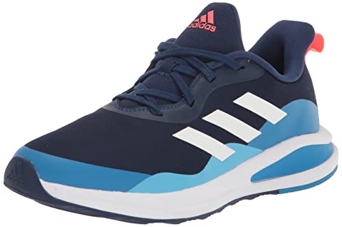 adidas Fortarun Running Shoe, Dark Blue/White/Bright Blue, 6.5 US Unisex Big Kid
