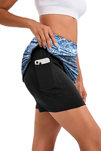 Image of Oyamiki Women's Active Athletic Skort Lightweight Tennis Skirt Perfect for Running Training Sports Golf