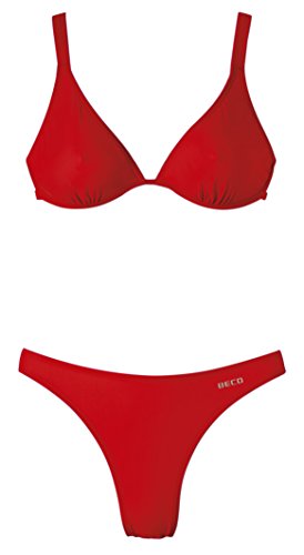 BECO Damen Bügel Bikini B-Cup, rot, 38, 0/81030