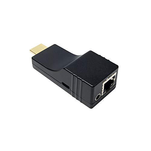 DDMALLProAV 150m 1080p HDMI Over TCP IP Extender, Using Single CAT5e/CAT6 Cable, Compact Size, USB-Powered, One-to-One, One-to-Many, Receiver (RX) Only， HIP10RX