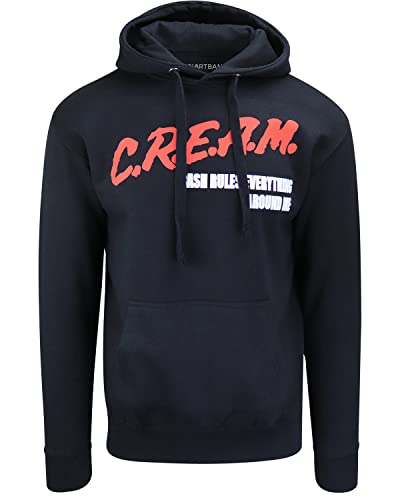 Black CREAM Cash Rules Everything Around Me Hoodie Sweatshirt (S, CREAM)