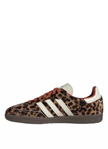Image of adidas Samba OG Womens Sneaker (Leopard Print Gum, 5)