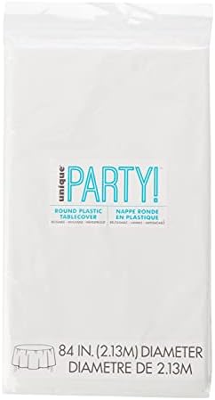 Unique Party 5094 - Red Plastic Tablecloth, 54in X 108 in