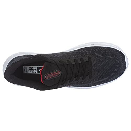 Tênis Delta/122, Olympikus, Masculino, Preto/Begonia, 40