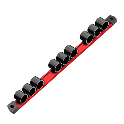 Glugahrif Porte-tournevis magnétique, rangement pour clés à molette, porte-outils avec rail multitrou, organisateur pour clés et pinces