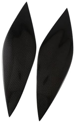 Sourcils de phare voiture Fiat Bravo 2007-2023 paupières autocollants carbone