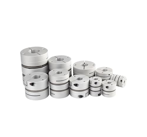 Aluminum alloy coupling, single diaphragm elastic high torque coupling encoder motor connection CNC transmission parts DWQ-44x35
