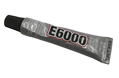 1 Qty - 0.18 Fl Oz Easy-Use E6000 Industrial Strength Adhesive Tube - for Crafts/Jewelry/Wood/Metal/Glass/Ceramics - N'icePackaging