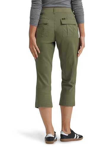 Image of Lee Women's Ultra Lux Comfort with Flex-to-go Utility Capri Pant