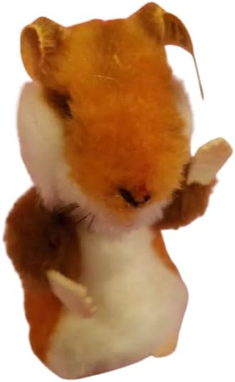 Generic GOLDY GOLDEN HAMSTER TOY Silver Ear Button & Tags