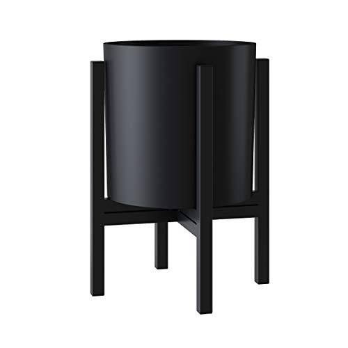 FaithLand Plant Pot 10 inch Perfectly Fits MidCentury Modern Plant Stand Drainage Plug and