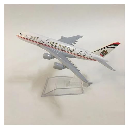 Modèle d'avion en métal Etihad A380 1:400 miniature vintage DZBERHX de collection