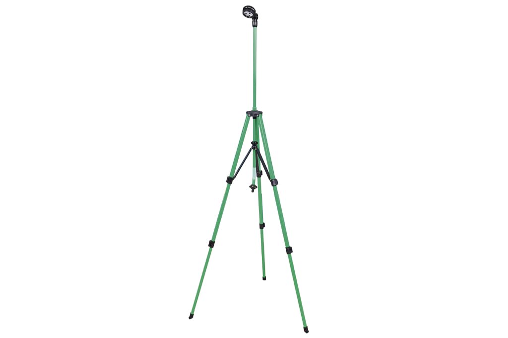 Cofan Ducha de jardín con Altura Ajustable | Trípode de Aluminio | 2 Funciones: Ducha y nebulización | Conector Universal Incluido | Altura máxima: 162 cm y Ancho máximo: 92c m