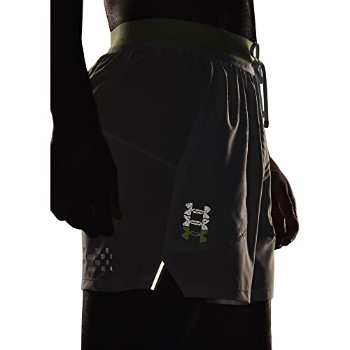 Short UA Run Anywhere gris pour homme taille S - 5