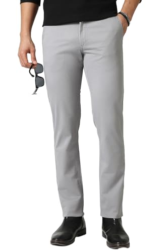 Image of Van Heusen Men's Mid Rise Premium Cotton Slim Fit Casual Trouser Chinos