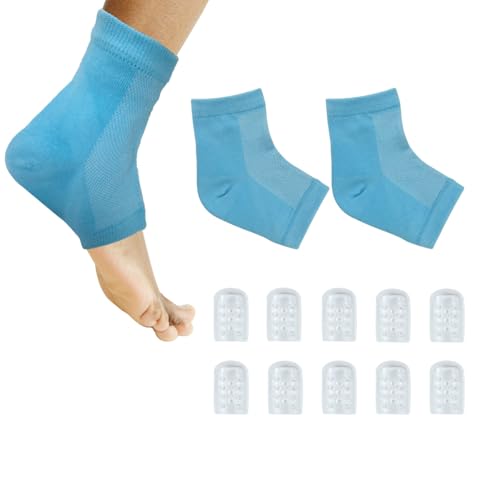 Moisturizing Heel Socks with Gel Protectors