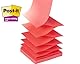 Post-it Dispenser Z-Notes CAT, Dispenser mit 1 Block Super Sticky Z-Notes, 90 Blatt pro Block, 76 mm x 76 mm, Farbe: Pink - Für eine unkomplizierte Einhand-Notizausgabe auf deinem Schreibtisch