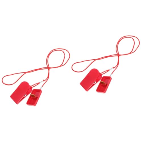 ibasenice 2 Piezas de Seguridad Magnética para Cinta de Correr Interruptor de Emergencia para Máquinas de Correr Accesorio Duradero y para Evitar Caídas Ejercicio