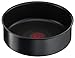 Tefal Ingenio Unlimited On 24cm Sautepan, apilable, inducción, fácil limpieza, revestimiento antiadherente, indicador de calor, negro, L7633502