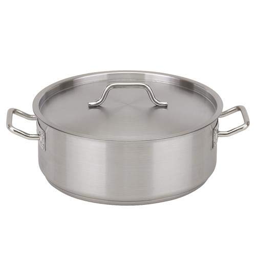 Royal Industries Brazier with Lid, 20 qt, 15.7
