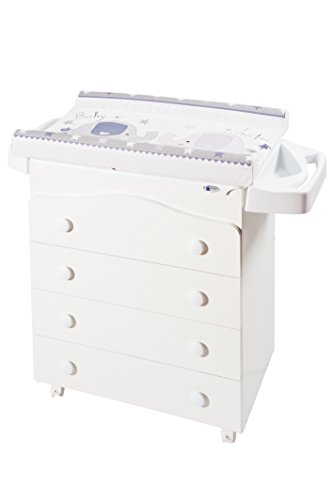 Primi Sogni 067 Trendy Bianca Cassettiera in Legno...