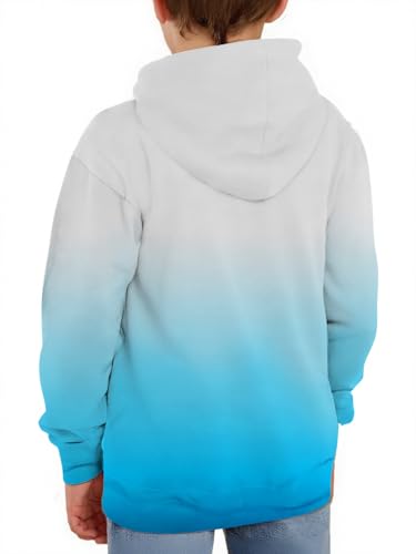 Image of GAMISOTE Unisex Kids Tie Dye Sweatshirt Boys Girls Hooded Kangaroo Pocket Pullover Hoodies