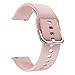 EWENYS Bracelet de sport en silicone souple pour smartwatch, compatible avec Samsung Galaxy Watch 3 45mm / Huawei Watch GT3 GT2 46mm / Amazfit GTR3 GTR2 (22mm, Rose)