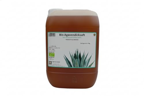 DE-ÖKO-001 Jus d'agave bio Dark 7 kg, sucreries aux fruits, sirop d'agave, alternative au sucre