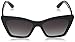 Vince Camuto womens Vc899 Fashionable UV Protective Cat Eye Sunglasses Wear Year Round Luxe Gifts for Women 55 mm, Black, mm US