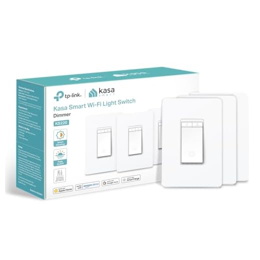 Kasa Apple HomeKit Smart Dimmer Switch KS220P3, Single Pole, Neutral Wire Required, 2.4GHz Wi-Fi Light Switch Works with Siri, Alexa and Google Home, UL Certified, No Hub Required, White, 3-Pack