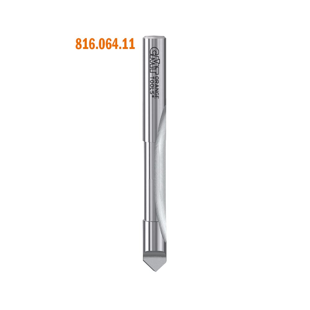 CMT 816.095.11 - Fresa para agujerear y refundir hm s=6.35 d=9.53x25.4 z2