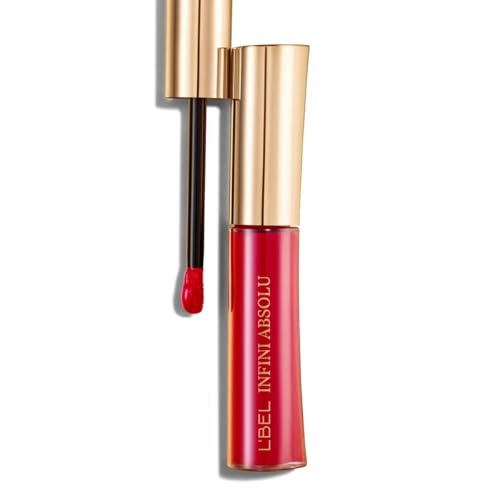 L'BEL - Infini Absolu Labial Liquido Color Rouge Excitant 7 g, De Larga Duración, con Ácido Hialurónico, Labial de Color Intenso con Acabado Mate, Aporta Hidratación, No...
