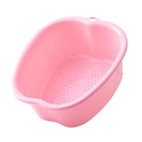 Balde de baño de pies de plástico reforzado rosado