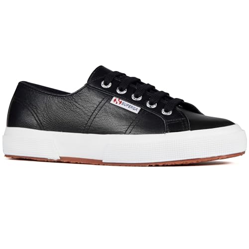 Superga Women's 2750 Sneakers Leather Black in Size US 63