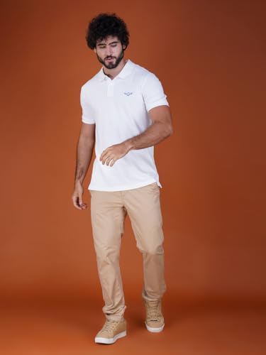 Image of Zvezda Men's Cotton Polo T-Shirt /European Fit /Half Sleeve Casual Wear for Daily Use /Soft Breathable Fabric /Stylish & Comfortable Polo for Office, Outing & Everyday Wear