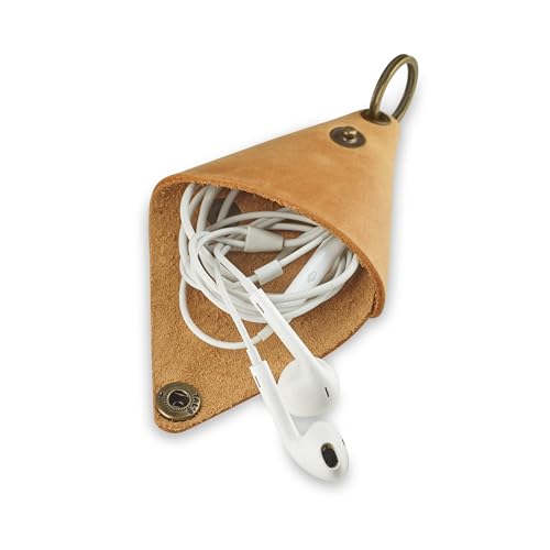 Leather Keychain Pouch, Key Holder Coin Purse, Coin Purse Keychain, Small Leather Key Pouch, Purse Keychain Holder (Vintage Brown)4